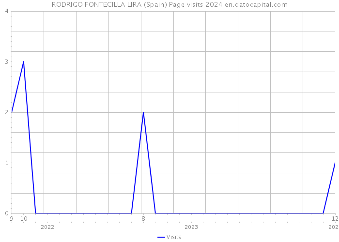 RODRIGO FONTECILLA LIRA (Spain) Page visits 2024 