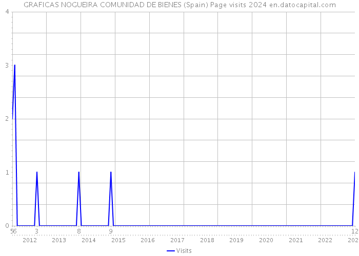 GRAFICAS NOGUEIRA COMUNIDAD DE BIENES (Spain) Page visits 2024 
