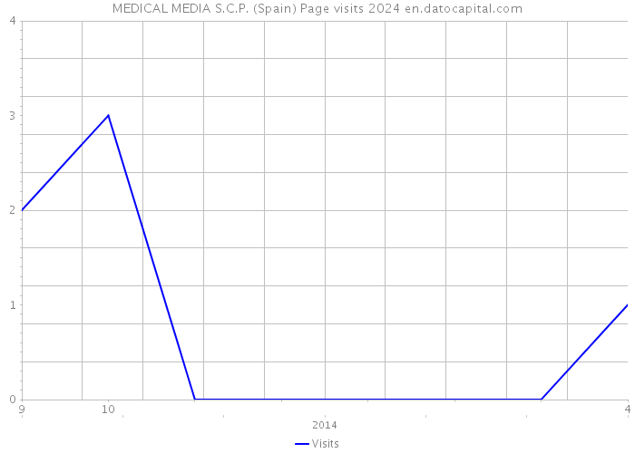 MEDICAL MEDIA S.C.P. (Spain) Page visits 2024 
