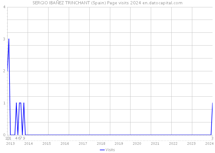 SERGIO IBAÑEZ TRINCHANT (Spain) Page visits 2024 