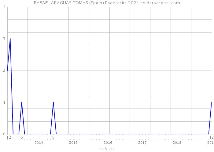RAFAEL ARAGUAS TOMAS (Spain) Page visits 2024 