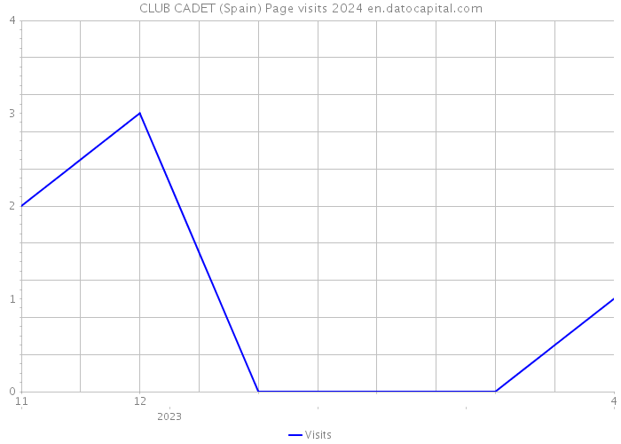 CLUB CADET (Spain) Page visits 2024 