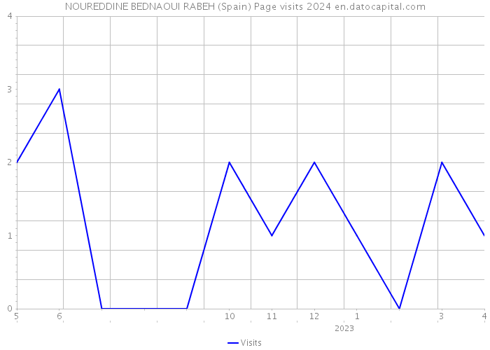 NOUREDDINE BEDNAOUI RABEH (Spain) Page visits 2024 