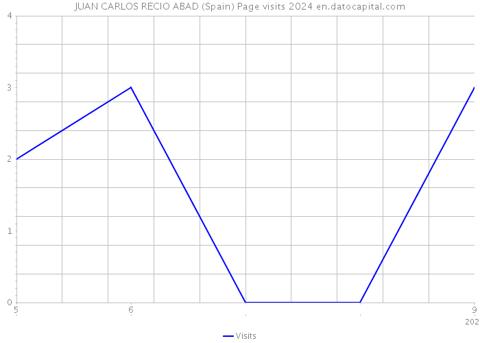 JUAN CARLOS RECIO ABAD (Spain) Page visits 2024 