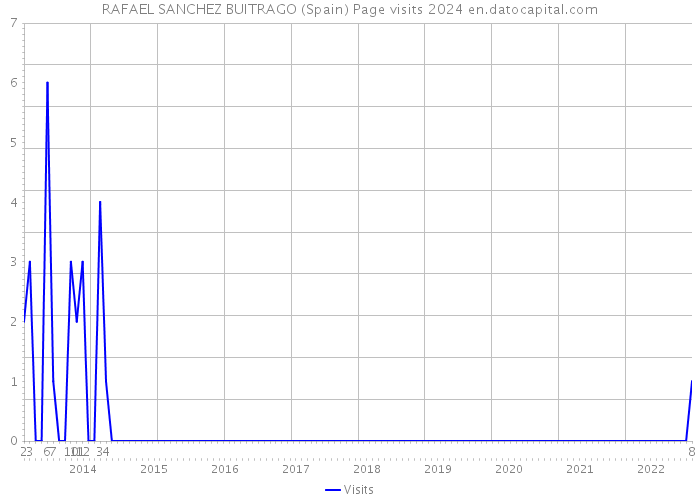 RAFAEL SANCHEZ BUITRAGO (Spain) Page visits 2024 
