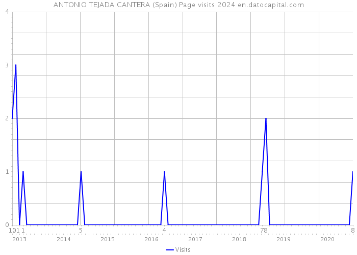 ANTONIO TEJADA CANTERA (Spain) Page visits 2024 