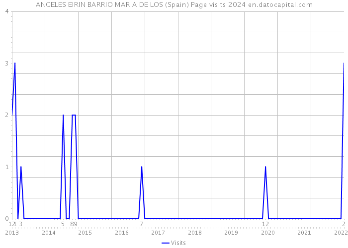 ANGELES EIRIN BARRIO MARIA DE LOS (Spain) Page visits 2024 