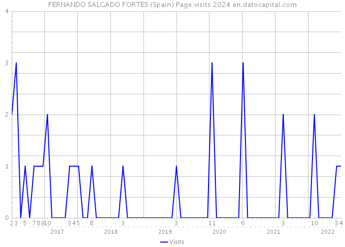 FERNANDO SALGADO FORTES (Spain) Page visits 2024 