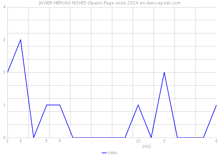 JAVIER HERVAS NOVES (Spain) Page visits 2024 