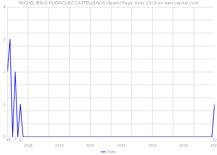 MIGUEL JESUS RODRIGUEZ CASTELLANOS (Spain) Page visits 2024 