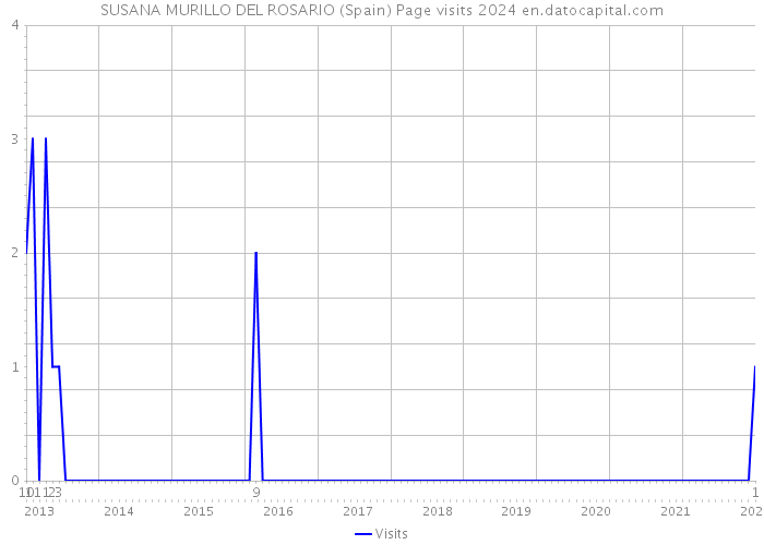 SUSANA MURILLO DEL ROSARIO (Spain) Page visits 2024 