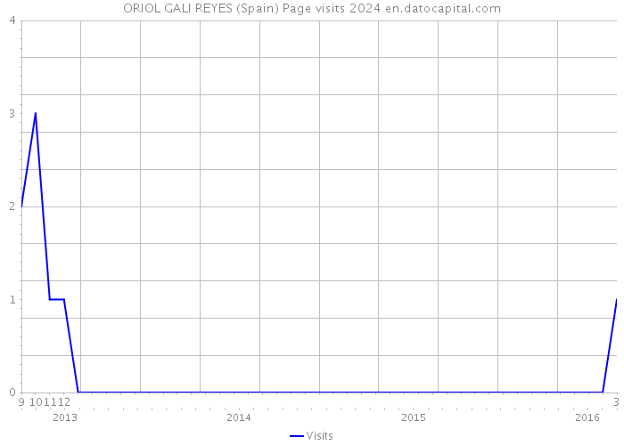 ORIOL GALI REYES (Spain) Page visits 2024 