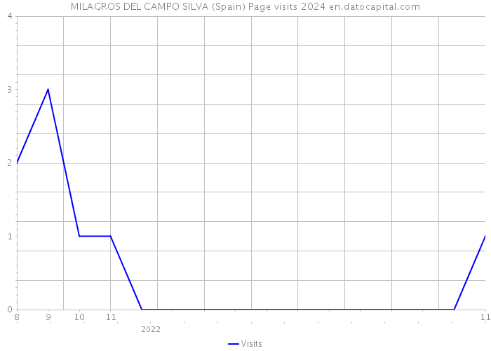 MILAGROS DEL CAMPO SILVA (Spain) Page visits 2024 