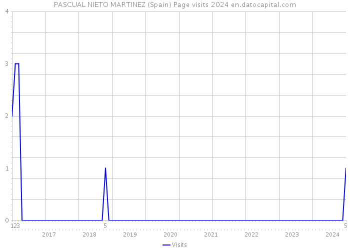 PASCUAL NIETO MARTINEZ (Spain) Page visits 2024 