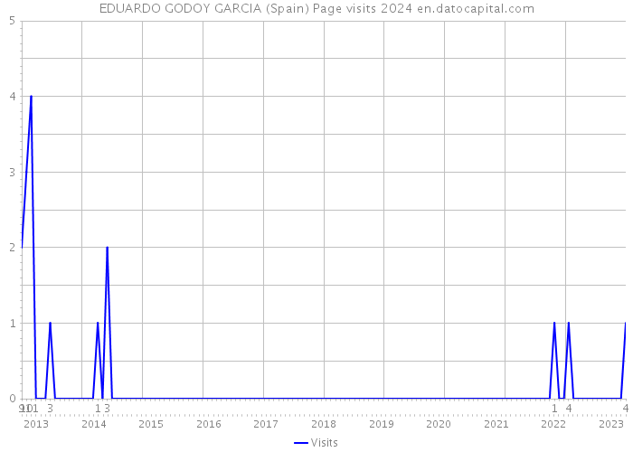 EDUARDO GODOY GARCIA (Spain) Page visits 2024 