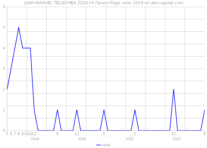 JUAN MANUEL TELLECHEA ZOZAYA (Spain) Page visits 2024 