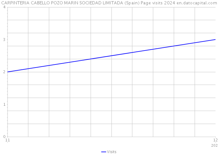 CARPINTERIA CABELLO POZO MARIN SOCIEDAD LIMITADA (Spain) Page visits 2024 