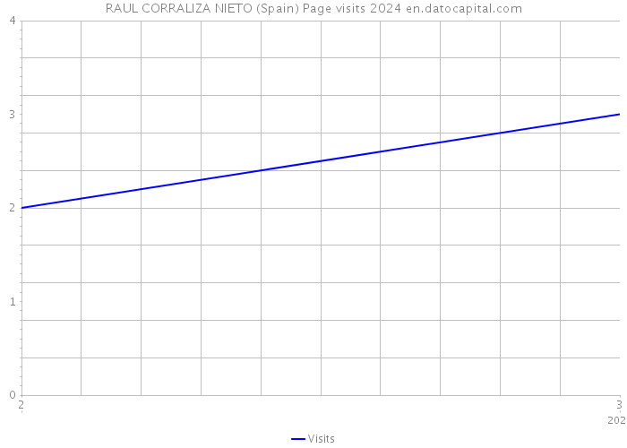 RAUL CORRALIZA NIETO (Spain) Page visits 2024 