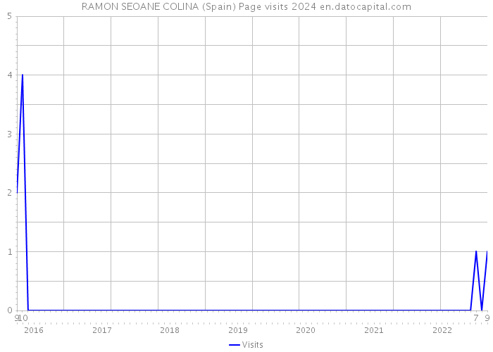 RAMON SEOANE COLINA (Spain) Page visits 2024 