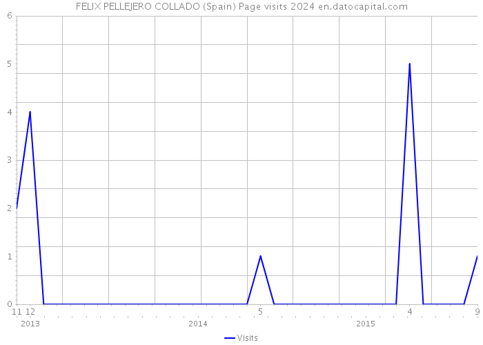 FELIX PELLEJERO COLLADO (Spain) Page visits 2024 