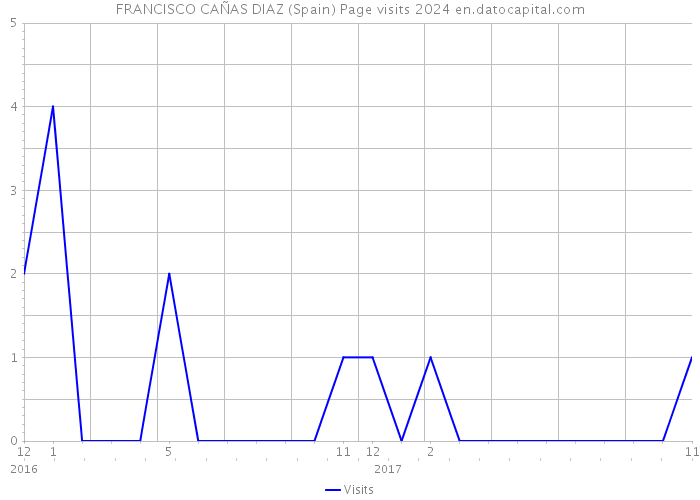 FRANCISCO CAÑAS DIAZ (Spain) Page visits 2024 