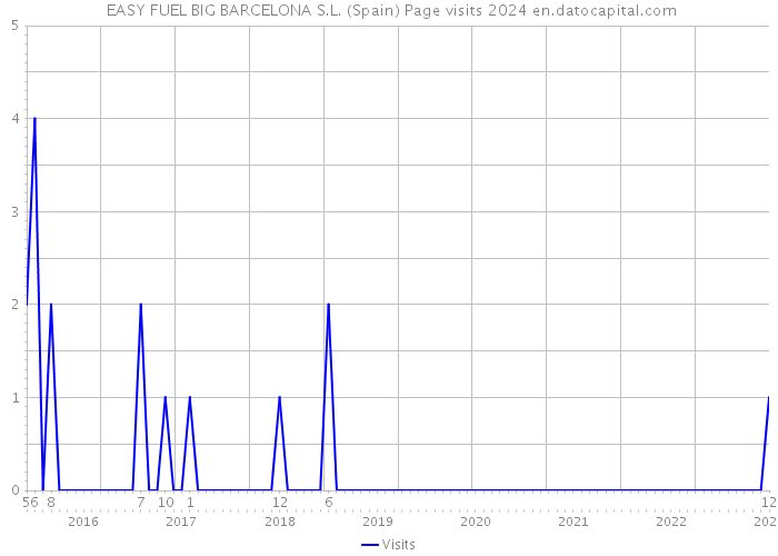  EASY FUEL BIG BARCELONA S.L. (Spain) Page visits 2024 