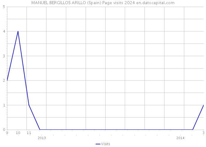 MANUEL BERGILLOS ARILLO (Spain) Page visits 2024 