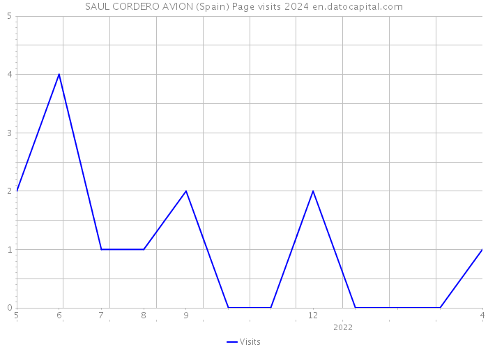 SAUL CORDERO AVION (Spain) Page visits 2024 