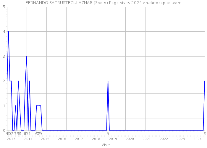 FERNANDO SATRUSTEGUI AZNAR (Spain) Page visits 2024 
