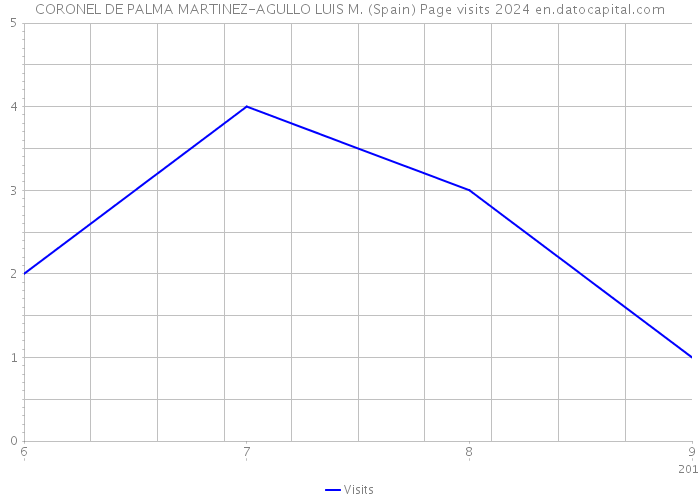 CORONEL DE PALMA MARTINEZ-AGULLO LUIS M. (Spain) Page visits 2024 