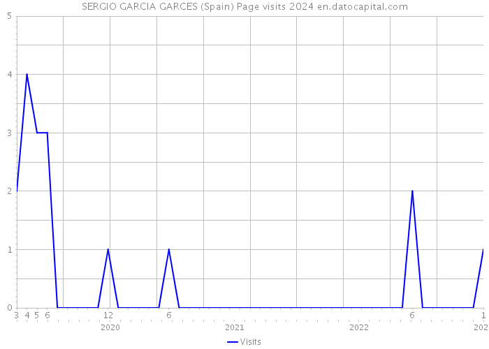 SERGIO GARCIA GARCES (Spain) Page visits 2024 