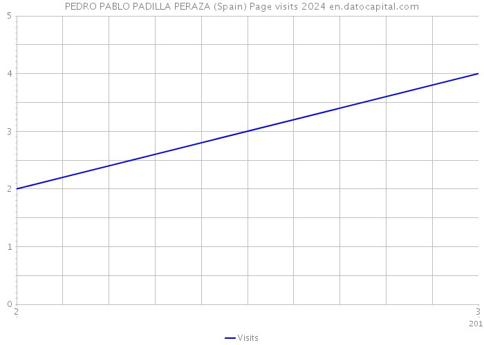 PEDRO PABLO PADILLA PERAZA (Spain) Page visits 2024 