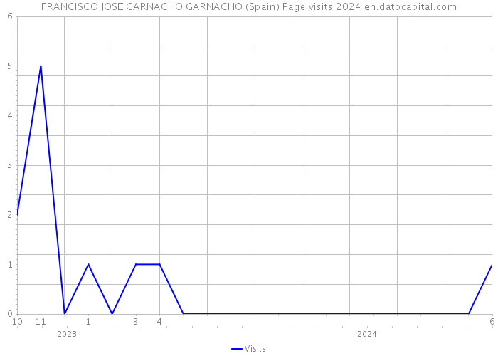 FRANCISCO JOSE GARNACHO GARNACHO (Spain) Page visits 2024 