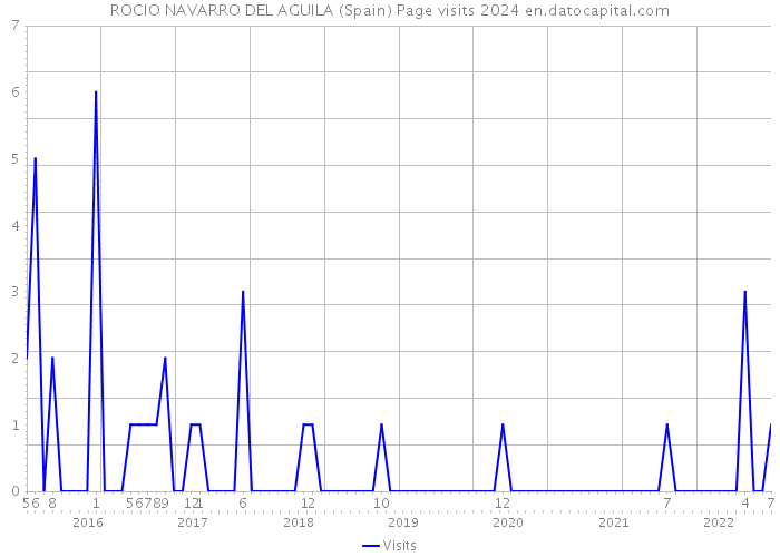 ROCIO NAVARRO DEL AGUILA (Spain) Page visits 2024 