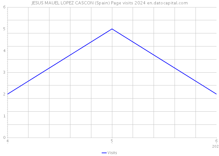 JESUS MAUEL LOPEZ CASCON (Spain) Page visits 2024 