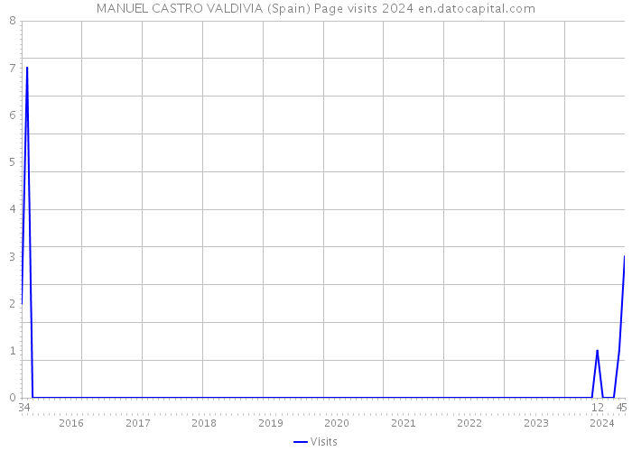 MANUEL CASTRO VALDIVIA (Spain) Page visits 2024 