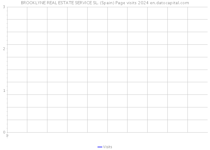 BROOKLYNE REAL ESTATE SERVICE SL. (Spain) Page visits 2024 
