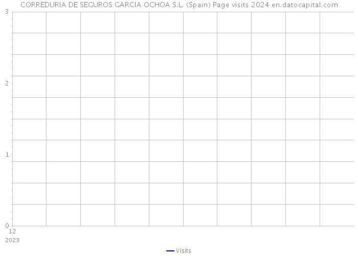 CORREDURIA DE SEGUROS GARCIA OCHOA S.L. (Spain) Page visits 2024 