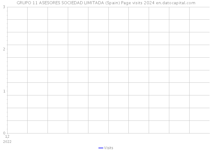 GRUPO 11 ASESORES SOCIEDAD LIMITADA (Spain) Page visits 2024 