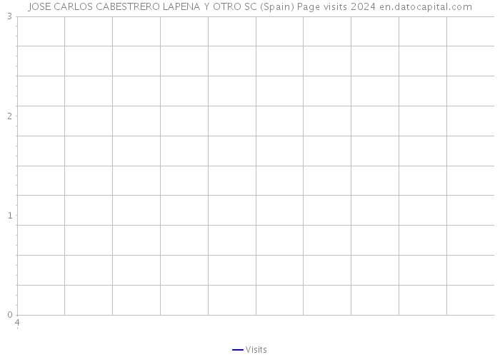 JOSE CARLOS CABESTRERO LAPENA Y OTRO SC (Spain) Page visits 2024 
