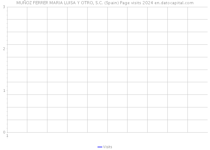 MUÑOZ FERRER MARIA LUISA Y OTRO, S.C. (Spain) Page visits 2024 