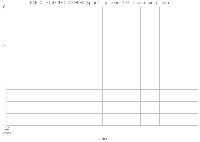 PABLO IZQUIERDO CACERES (Spain) Page visits 2024 