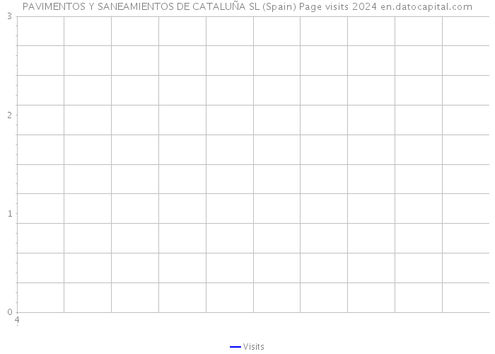 PAVIMENTOS Y SANEAMIENTOS DE CATALUÑA SL (Spain) Page visits 2024 