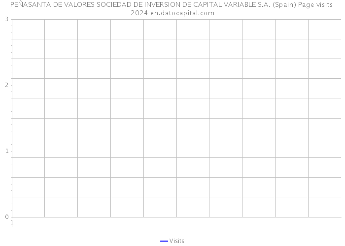 PEÑASANTA DE VALORES SOCIEDAD DE INVERSION DE CAPITAL VARIABLE S.A. (Spain) Page visits 2024 