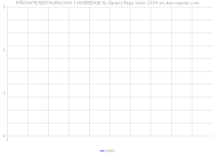 PIÑONATE RESTAURACION Y HOSPEDAJE SL (Spain) Page visits 2024 