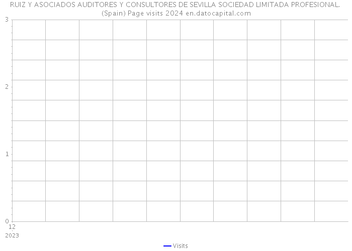 RUIZ Y ASOCIADOS AUDITORES Y CONSULTORES DE SEVILLA SOCIEDAD LIMITADA PROFESIONAL. (Spain) Page visits 2024 