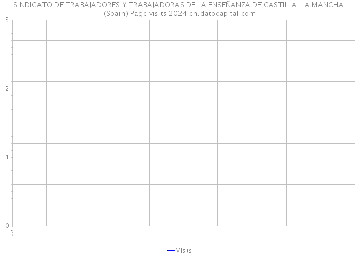 SINDICATO DE TRABAJADORES Y TRABAJADORAS DE LA ENSEÑANZA DE CASTILLA-LA MANCHA (Spain) Page visits 2024 