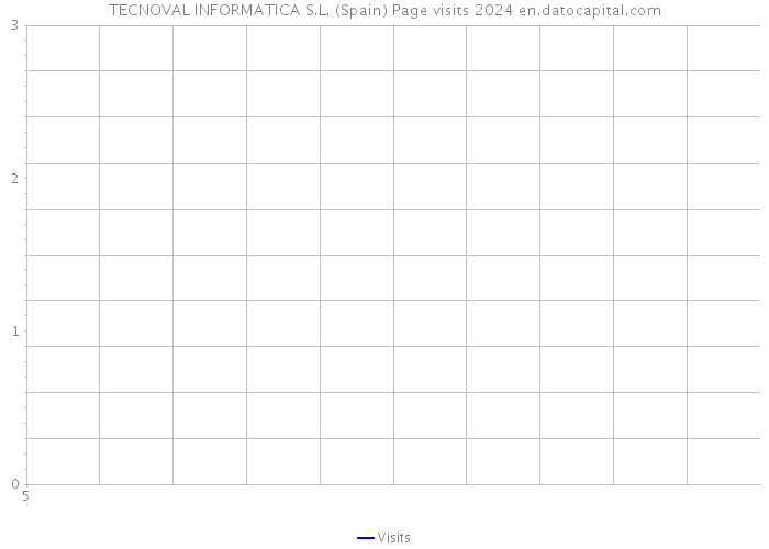 TECNOVAL INFORMATICA S.L. (Spain) Page visits 2024 