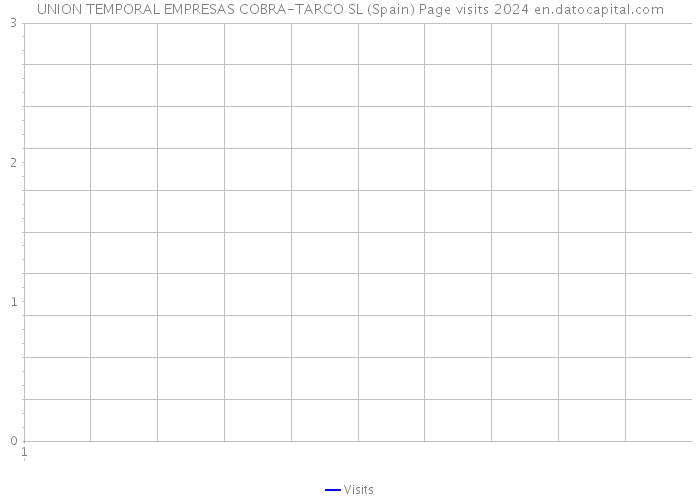 UNION TEMPORAL EMPRESAS COBRA-TARCO SL (Spain) Page visits 2024 