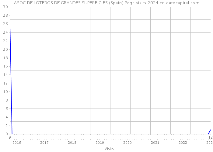 ASOC DE LOTEROS DE GRANDES SUPERFICIES (Spain) Page visits 2024 